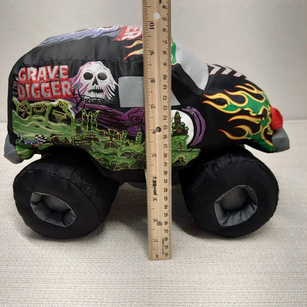 Monster Jam Grave Digger Plush Monster Truck 2008 Good Stuff Bad to the Bone 12
